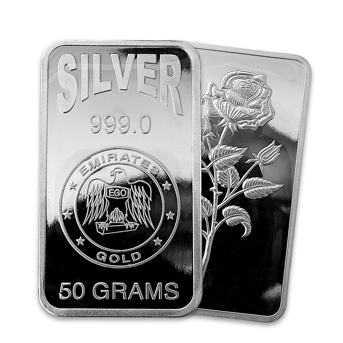 картинка 50 Gram Silver Emirates gold Bar – площадка coinbay.ae
