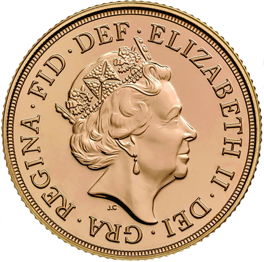 картинка Sovereign Great Britain Queen Elizabeth II 2018, Au 7.32 gr – площадка coinbay.ae