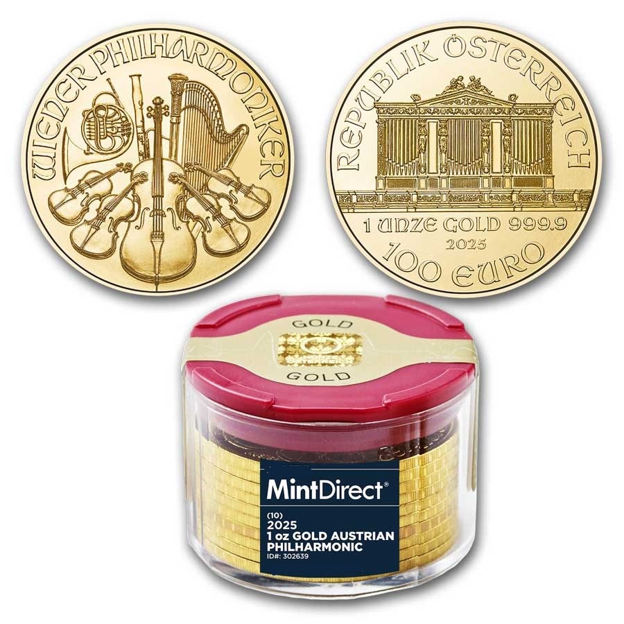 картинка 100 euro Austria, Philharmonic, 1 oz gold (10pcs) – площадка coinbay.ae