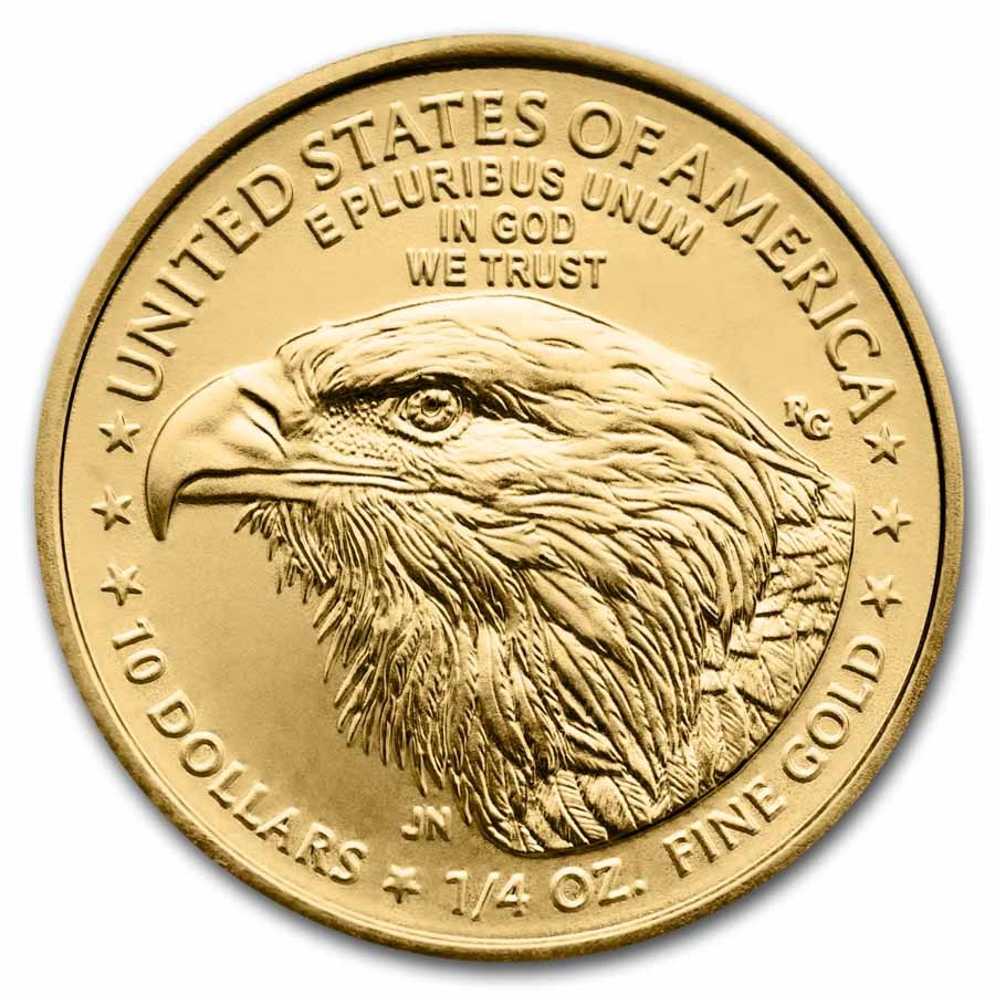 картинка 10 dollars American Eagle 1/4 oz gold – площадка coinbay.ae