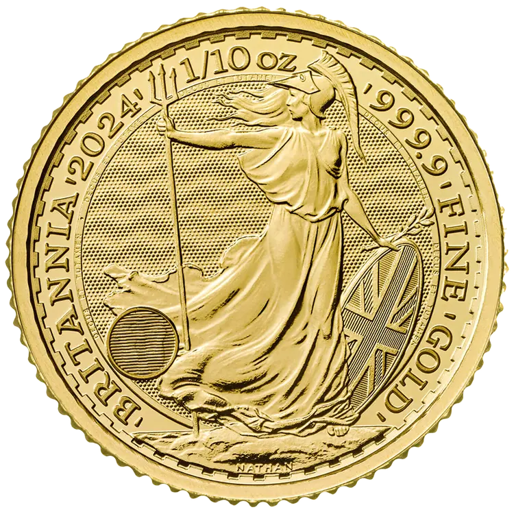 картинка 10 pounds Britannia 1/10 oz gold (3.11gr) – площадка coinbay.ae