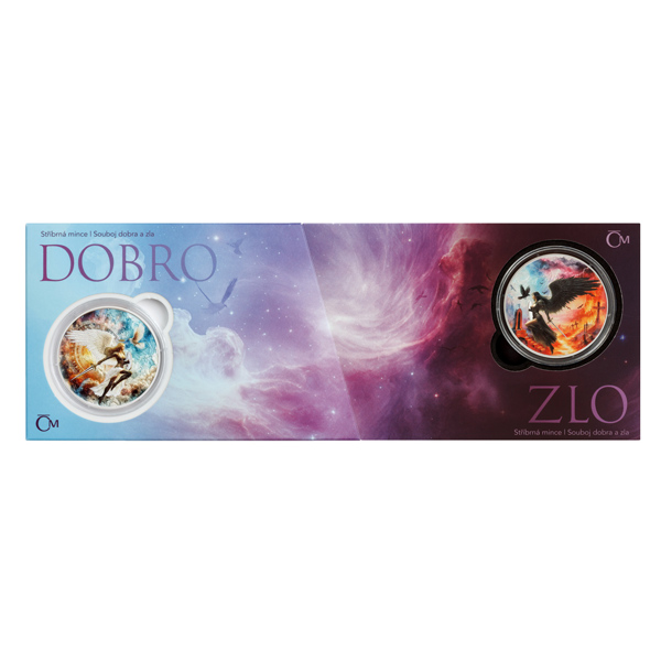 картинка 5 dollars New Zeland Battle of Good and Evil 2 silver coins set – площадка coinbay.ae