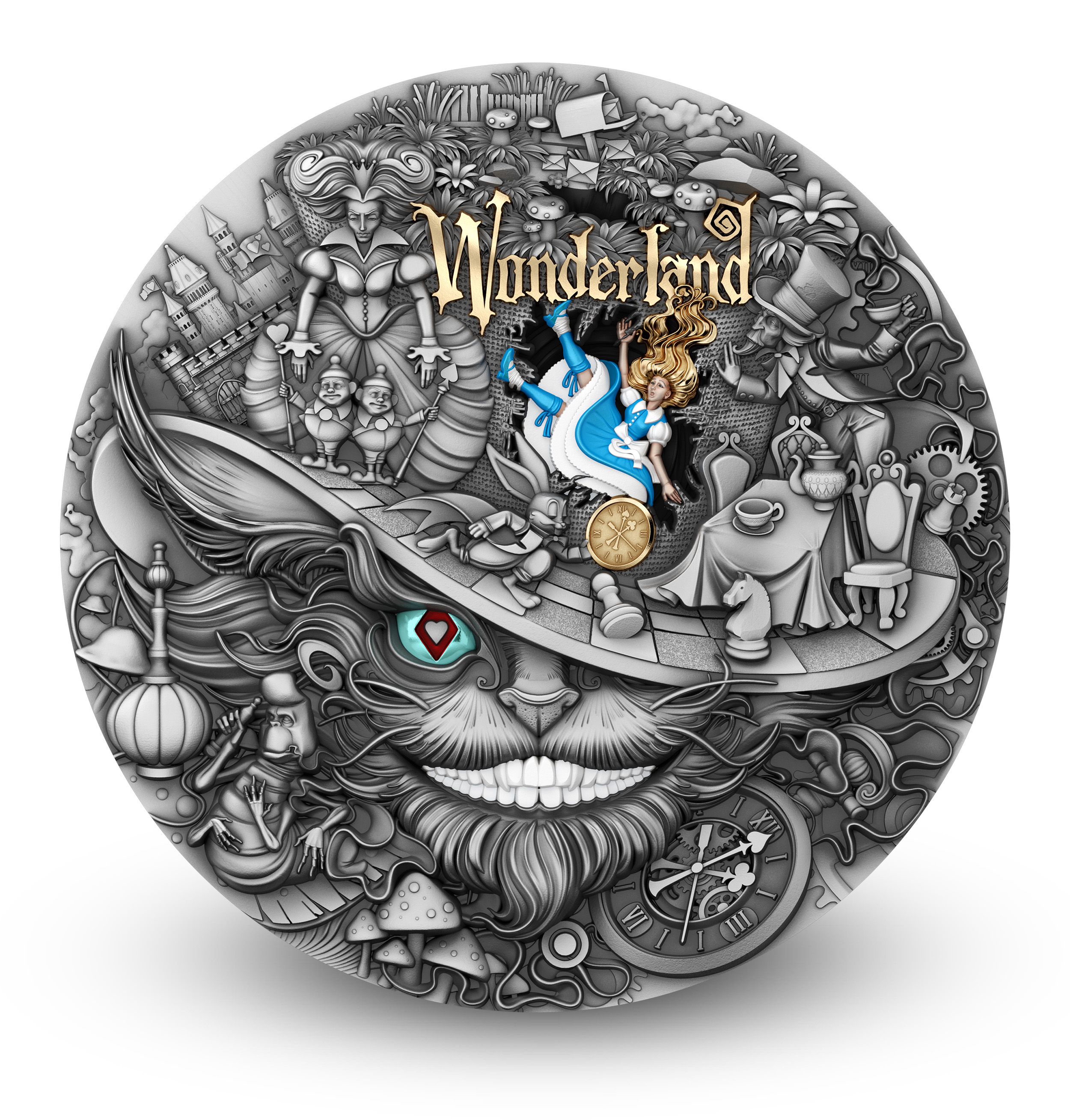 картинка 5 dollars Niue Wonderland 2 oz silver – площадка coinbay.ae
