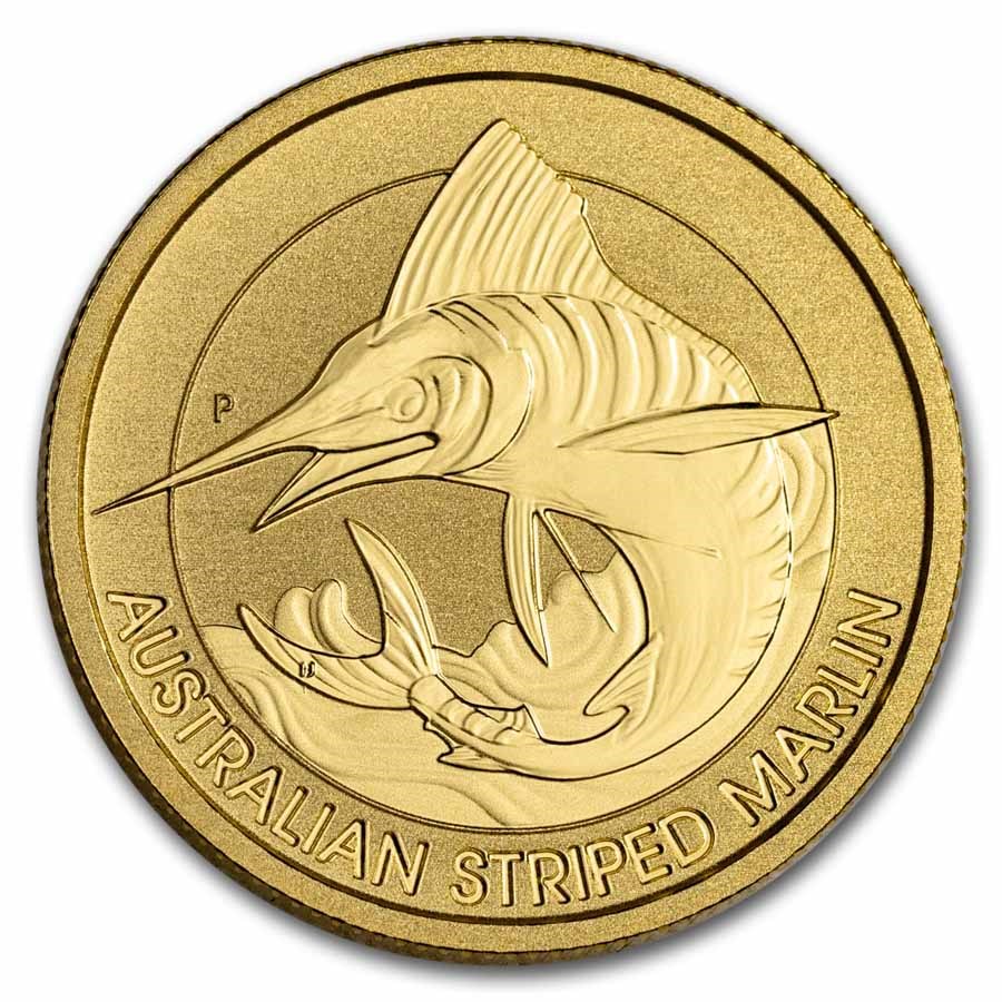 картинка 25 dollars Australia Striped Marlin 1/4 oz gold – площадка coinbay.ae