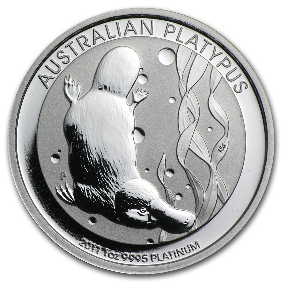 картинка 100 dollars Australi Platypus 1 oz platinum – площадка coinbay.ae