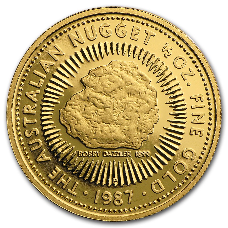 картинка 50 dollars Australia Nugget 1/2 oz gold – площадка coinbay.ae