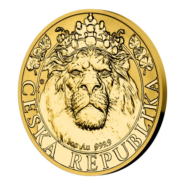 картинка 50 dollars Niue Czech Lion 2022, 1 oz gold – площадка coinbay.ae