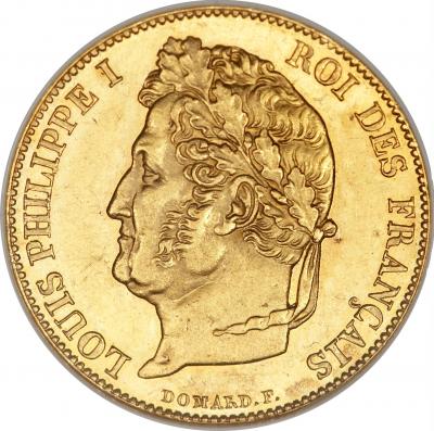 картинка 20 francs France Louis philippe I (1830-1848) Au 5.81 gr – площадка coinbay.ae
