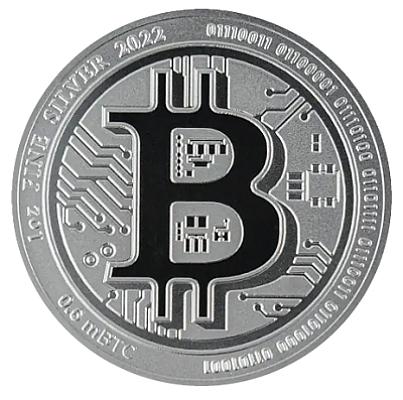 картинка Bitcoin Round Coin 1oz Silver 9999 – площадка coinbay.ae