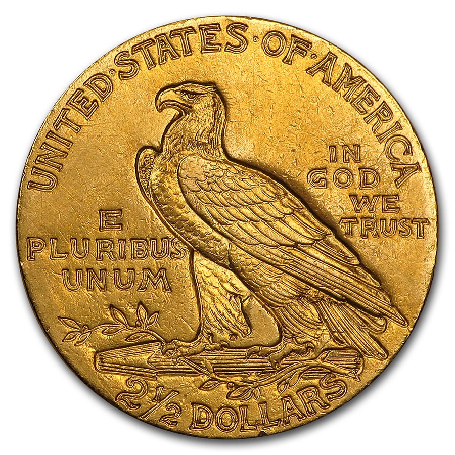 картинка 2.50 dollars USA Indian Gold Quarter Eagle (1908-1929) Au 3.76 gr – площадка coinbay.ae