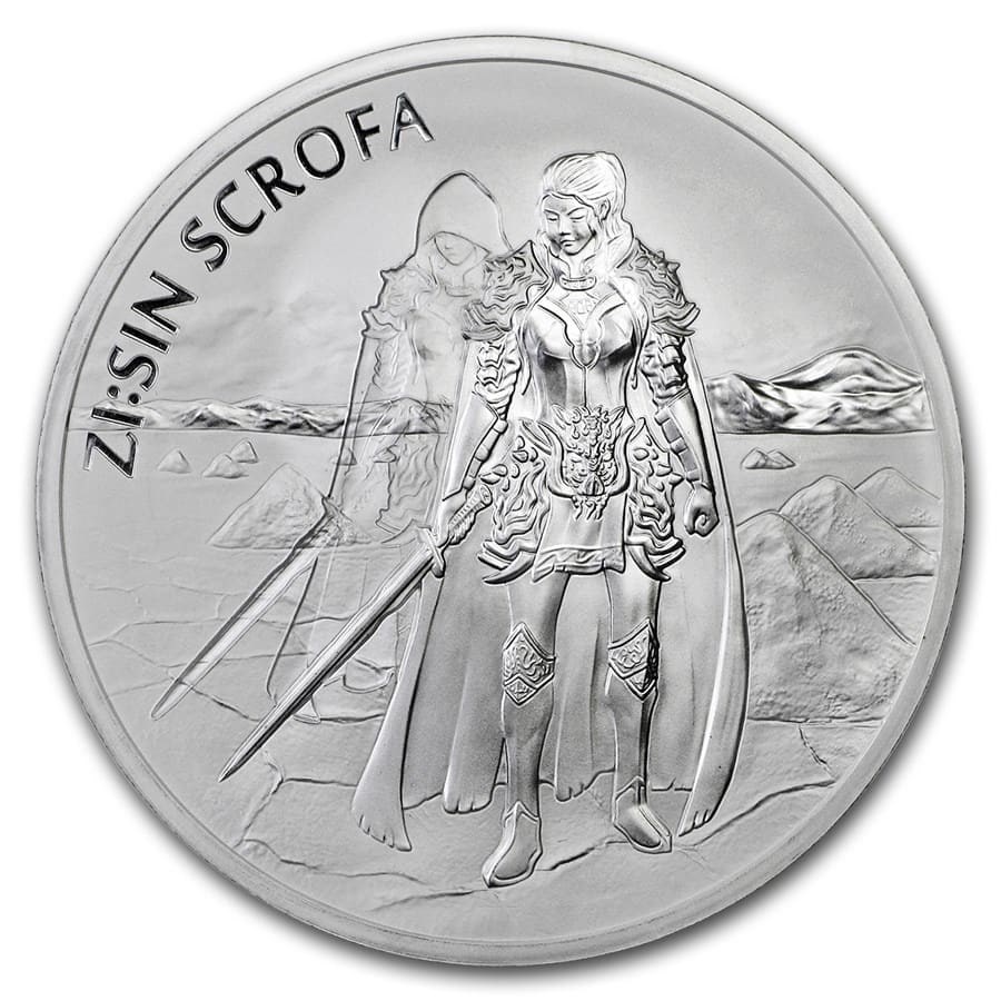 картинка 1 clay South Korea Zi:Sin Scrofa Ghost, 1 oz silver – площадка coinbay.ae