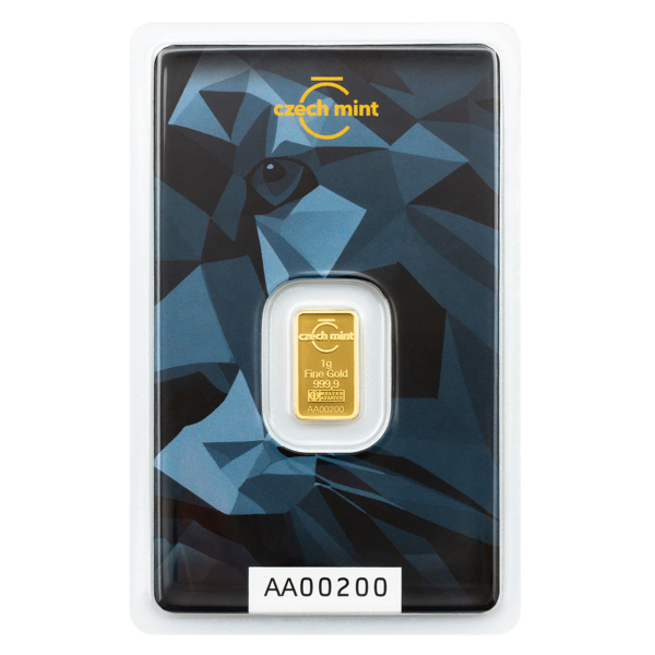 картинка 1 gram gold Argor Heraeus/CM - Czech Lion – площадка coinbay.ae
