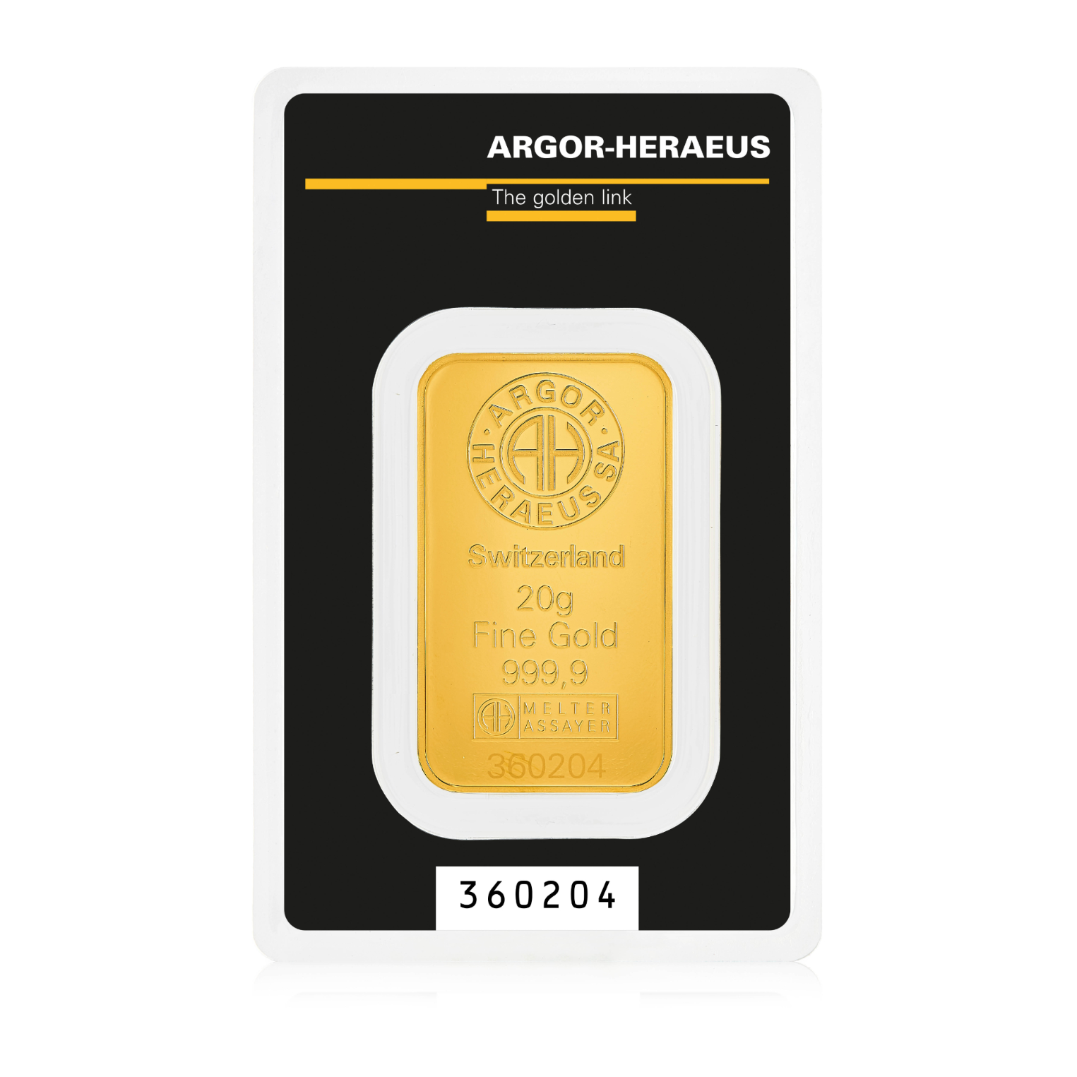 картинка Argor-Heraeus 20 Gram Gold Bar – площадка coinbay.ae