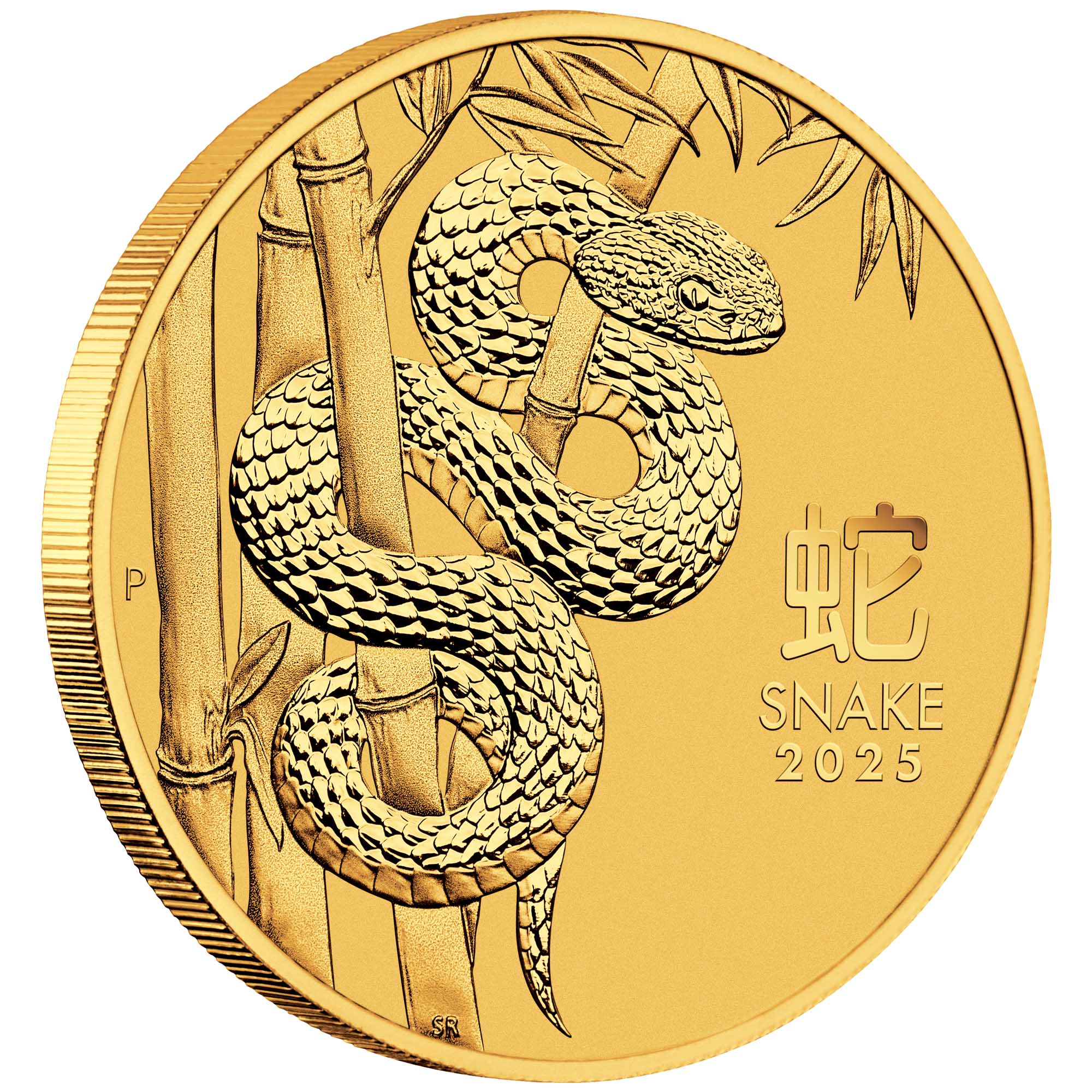 картинка 25 dollars Australia lunar Snake 1/4 oz gold coin – площадка coinbay.ae