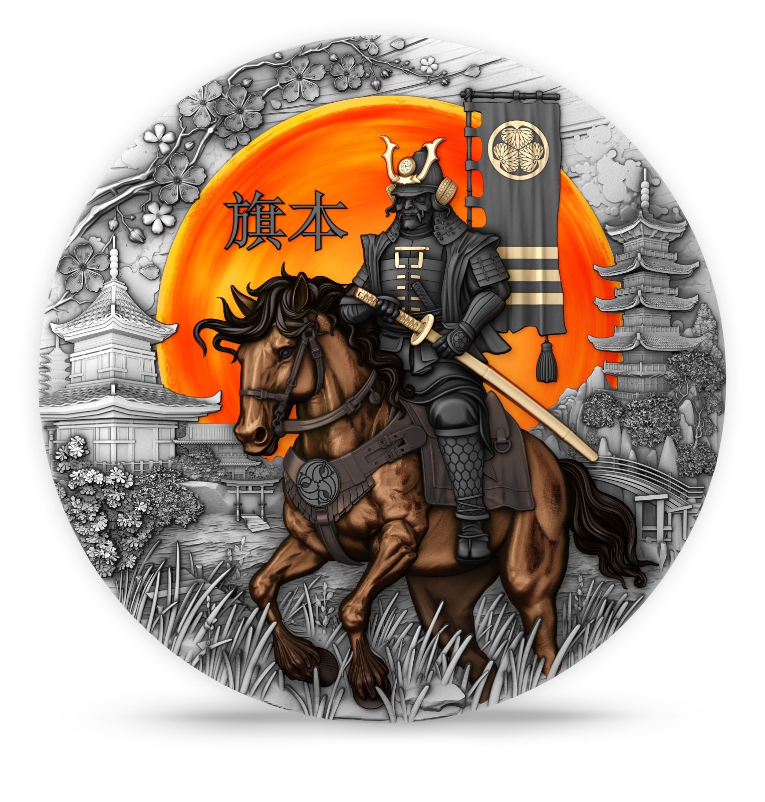 картинка 5 dollars Niue Hatamoto 2 oz silver – площадка coinbay.ae