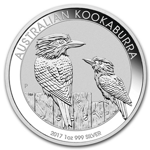 картинка 1 dollar Australia Kookaburra 2017 1 oz silver – площадка coinbay.ae