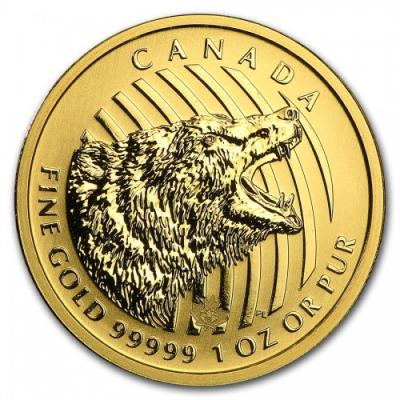 картинка 200 dollars Canada. The grizzly bear 2016, 1 oz gold – площадка coinbay.ae
