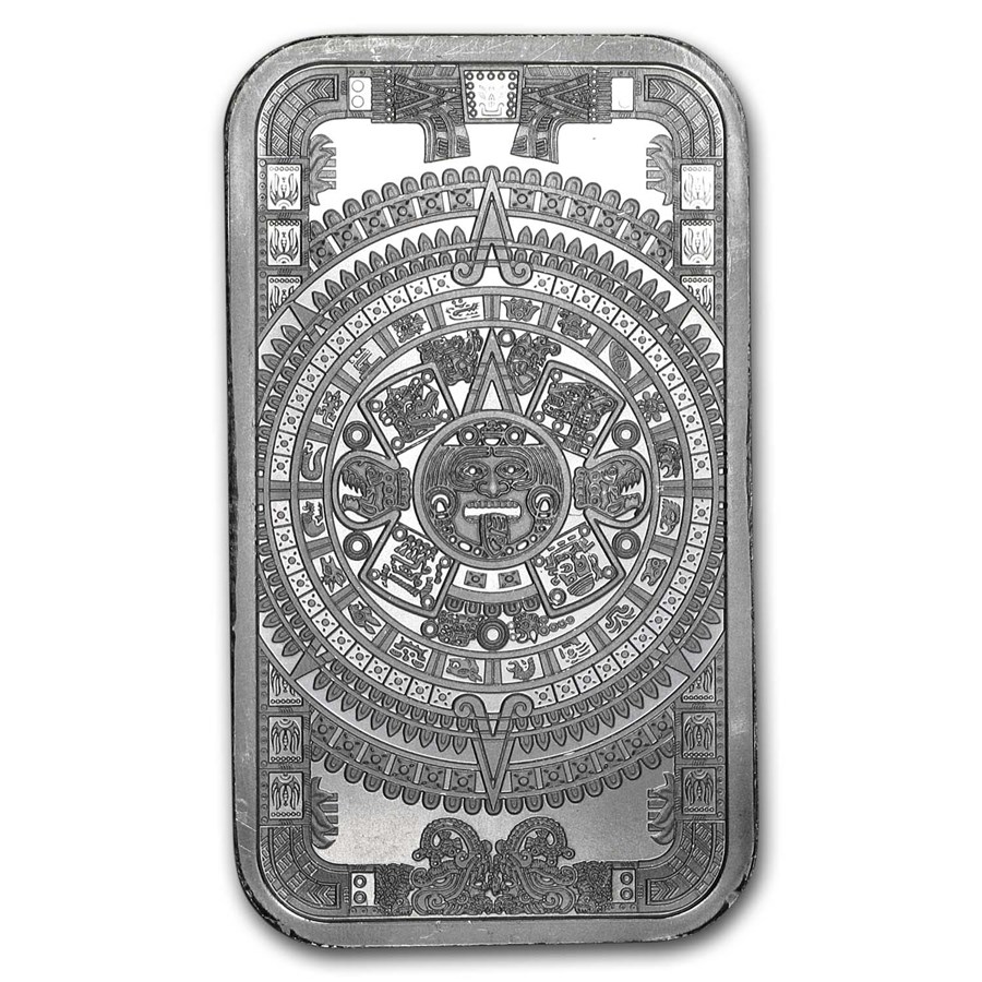 картинка 1 oz Aztec Calendar Silver Bar – площадка coinbay.ae